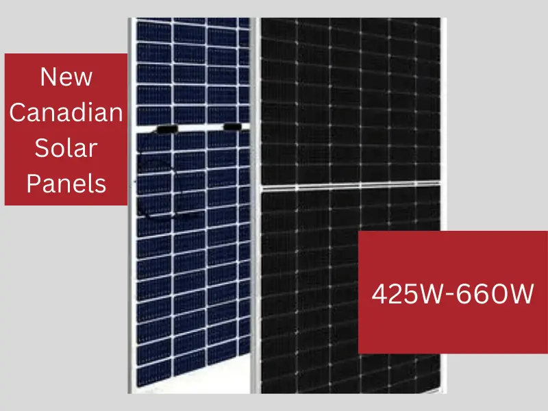 New Canadian Solar Panels