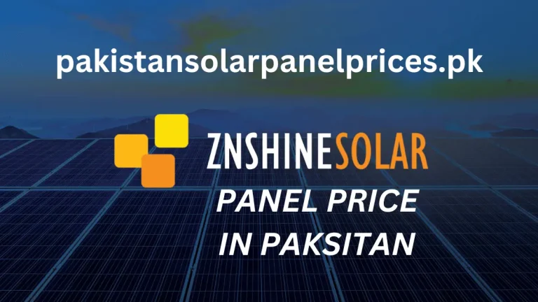 znshine solar panel price in Pakistan