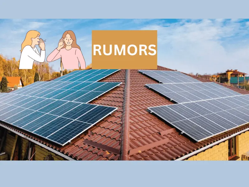 Rumors about solar panel prices