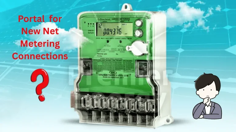 Portal for New Net Metering Connections